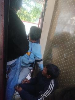 Dans le train