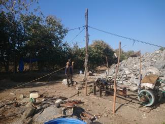 Chantier du puits
