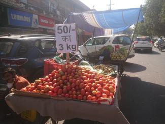 étal de légumes