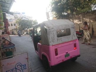 triporteur rose