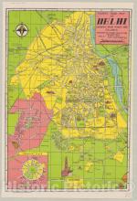 Carte de Delhi en 1975